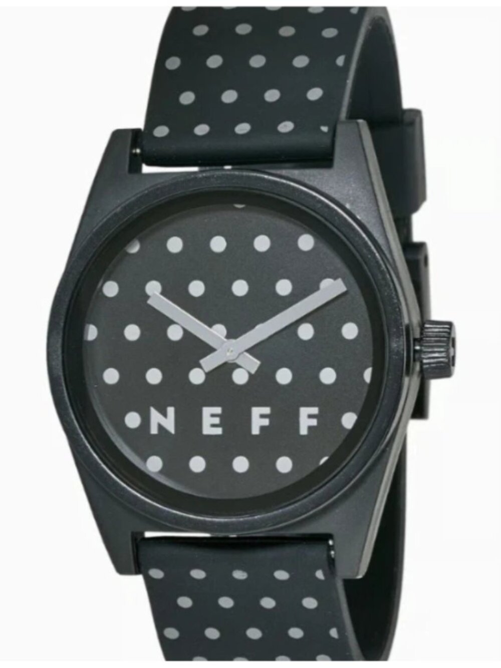 Neff Mens Unisex Daily Wild Watch Black Polka Dot NF0208 New